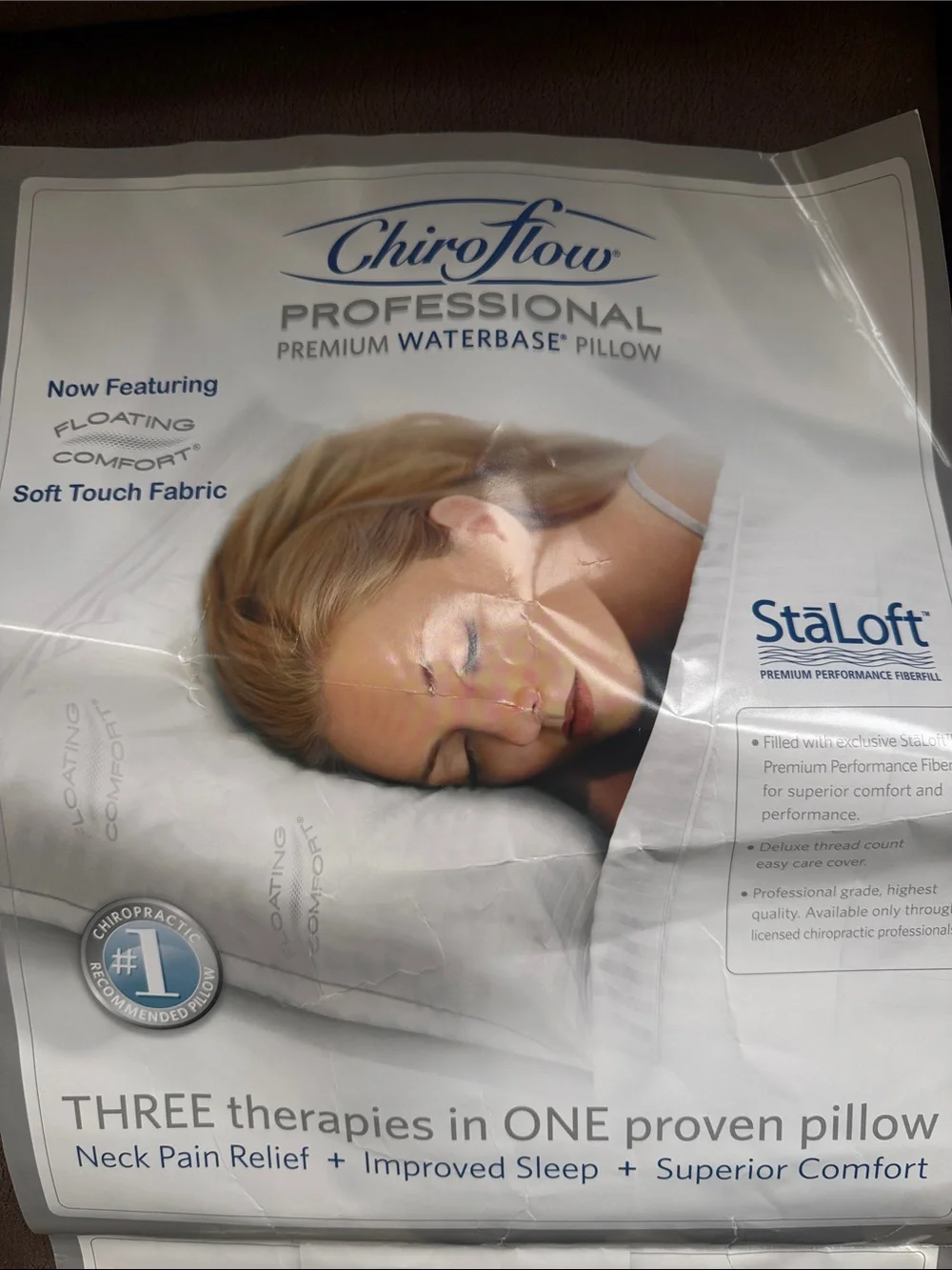 Chiropractic pillow White - Support for back and neck